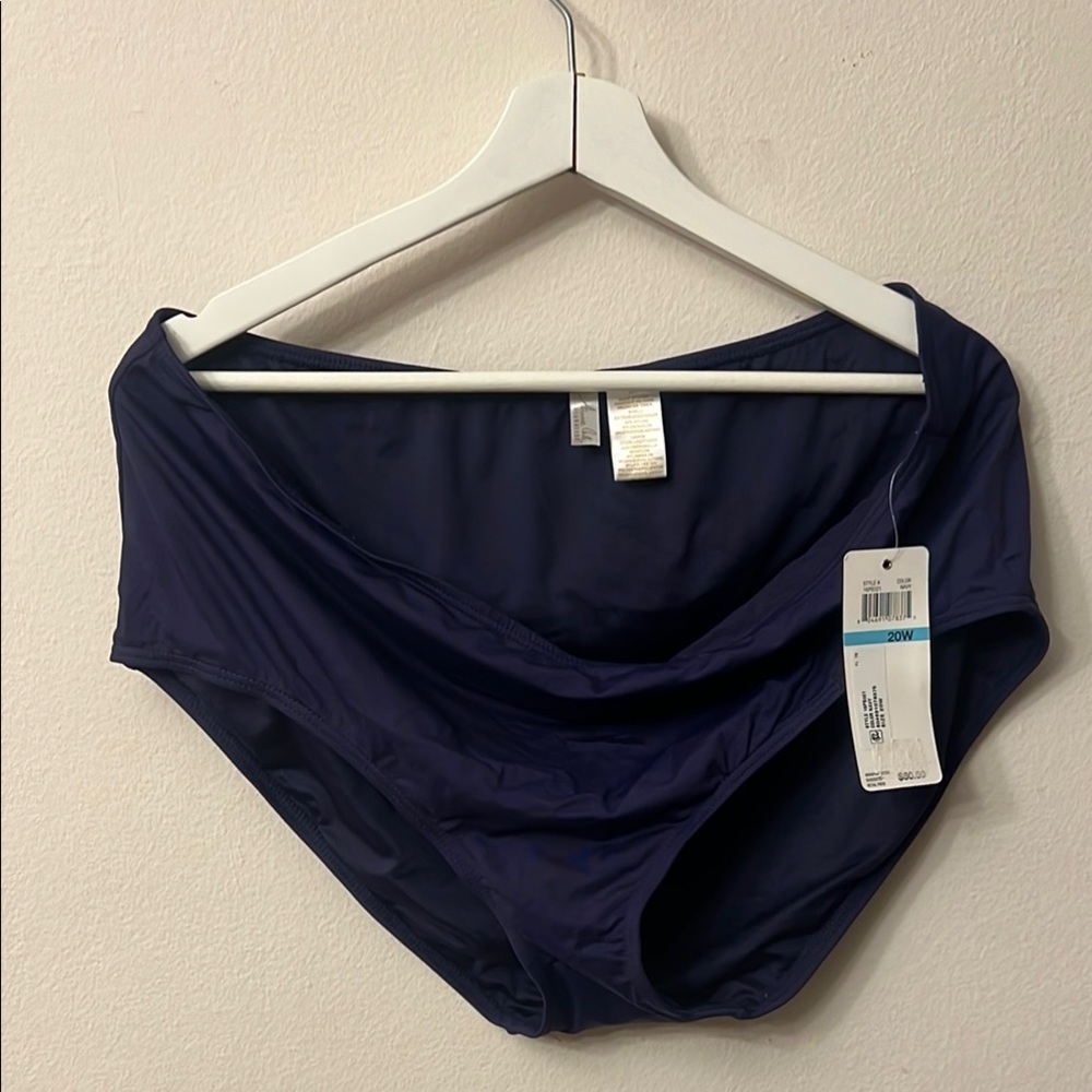 Anne Cole Blue Stretchy Intimate Panties 335